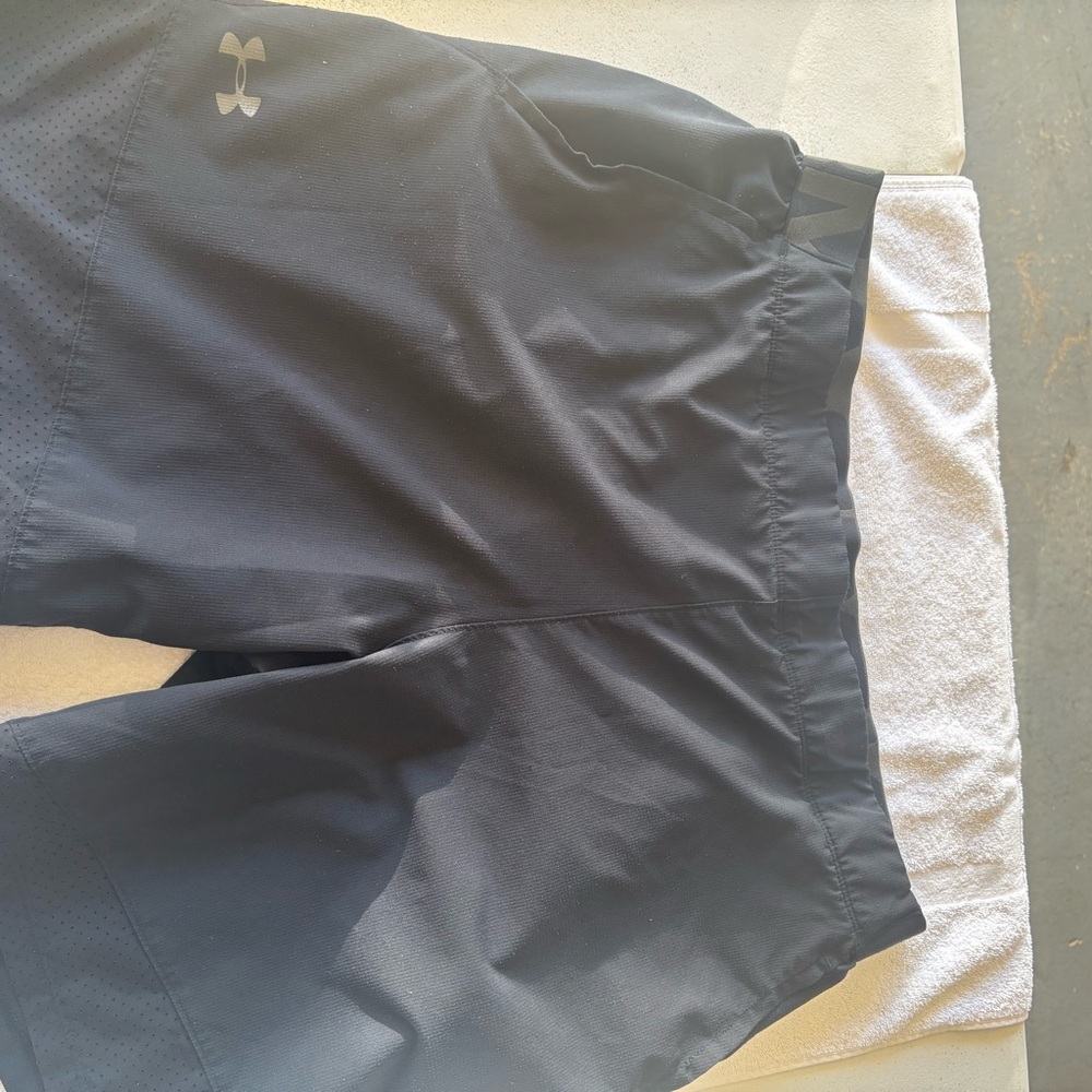 Under Armour Black Men's Training Shorts with Reflective Logo